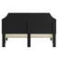 Base de lit plateforme tapissier arquée avec capitonnage Aluino - Aucun sommier tapissier requis-28940809-28940812