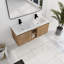 Meuble-lavabo mural 48 po avec double lavabo
