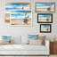 Bateau de pêche dans l'océan tropical - reproduction d'art sur toile-833997671-833997674