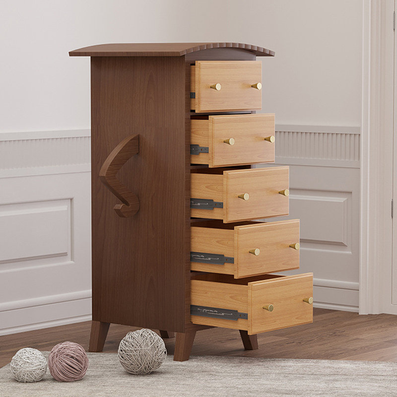 Armoire décorative pour robot, Noyer