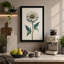 White Daisy Study Botanical - Wrapped Canvas-955399255-955399257