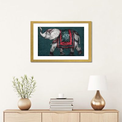 Éléphant Regal par Patricia Pinto-impression d’art graphique
