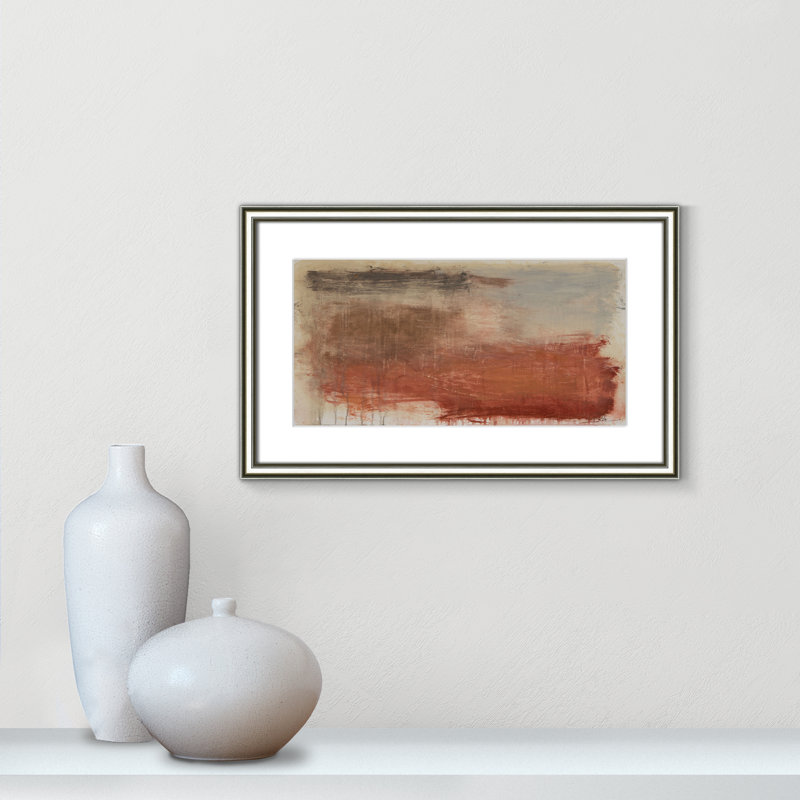 «Autumn Over The Rivera» par Casa Fine Arts, H 14,25 po x l 22,25 po x P 0,875 po, Reproduction encadrée avec passe-partout