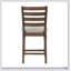 Ensemble de 2 chaises à hauteur de comptoir avec finition cerisier traditionnelle, revêtement beige pour un repas élégant