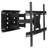 Mount-It Full Motion Large TV Wall Mount w/ Extension For 40" - 80" Flat or Curved Large Screen TVs