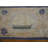 Antique American Hooked Rug Room Size Cotton Ivory