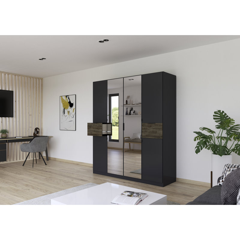 Tivareo  6 Hinged Door Wardrobe available in many colour combinations 2 Drawer INCL. Delivery and Assembly