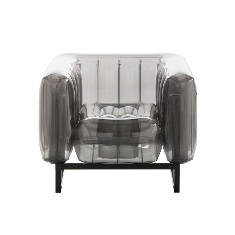 Yomi Outdoor Lounge Chair, Black