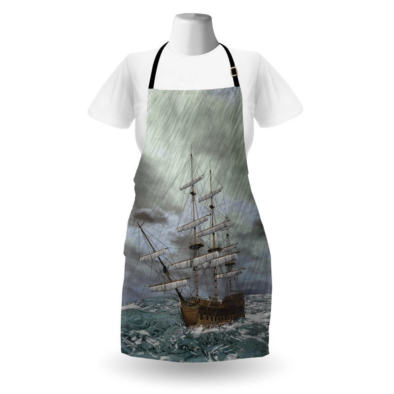 No Pattern Bib Apron