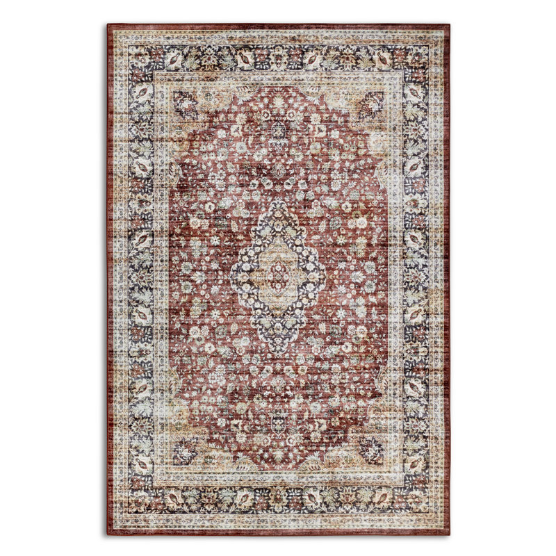 Aurora Oriental Machine Woven Area Rug, Rectangular 120 x 160cm