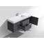 Base de meuble-lavabo double 60 po mural seulement-58526003