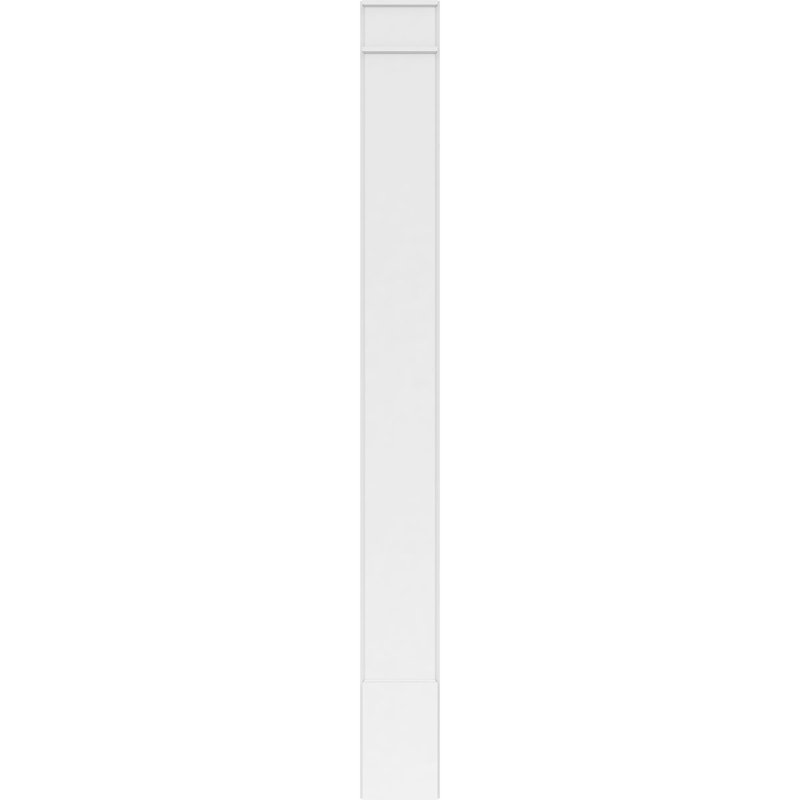120'' H x 12'' W x 2'' D PVC Pilaster
