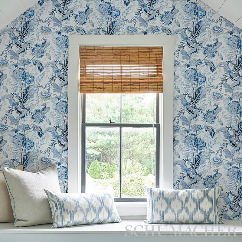 Sandoway Vine Wallpaper, Blue