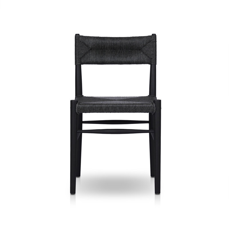 Lomas Outdoor Dining Side Chair, Black