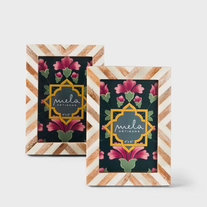  Ensemble de 2 cadres photo Chevron, Petit