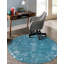 Tapis floral turquoise Brandt-86618696