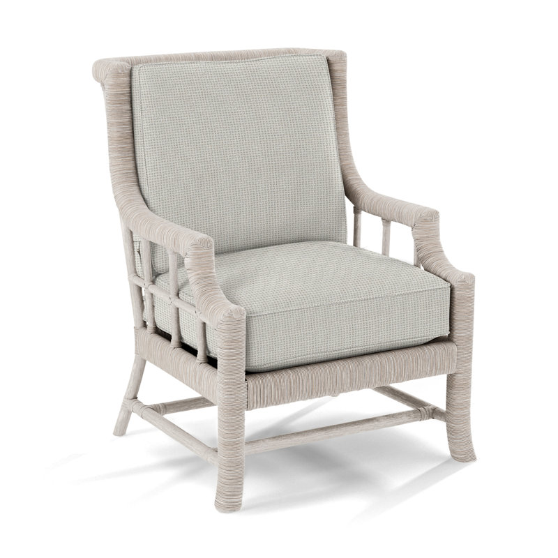 Fauteuil Lafayette, Vanille Crypton Performance; 0822-91, Blanc antique givré