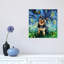 Yorkie Night by Aja Trier - Painting on Canvas-725627497-782093981