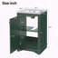20-Inch Shaker-Style Bathroom Vanity with Ceramic Sink and Soft-Close Door-1921923815