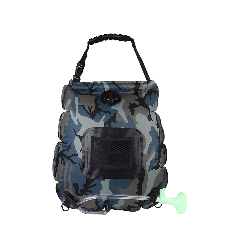 Sac de douche solaire 5 gallons / 20 L avec pomme de douche