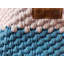 Tissu de rangement et panier en feutre tissé fait main en macramé doux