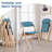 Upholstered Padded Stackable Folding Chair-347054824