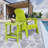 Analissa Rectangular Outdoor Side Table Adirondack Table-1525671812-1525671815