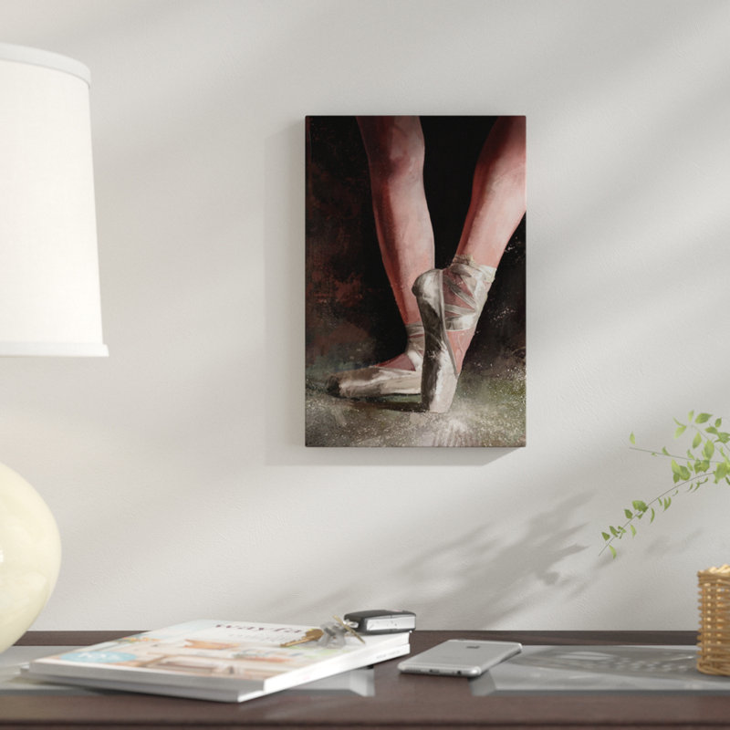 «Graceful Slipper», impression sur toile, H 40 po x l 26 po x P 1,5 po, Toile tendue, Pas de tapis