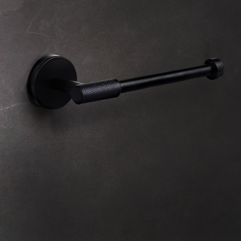 Wall Mounted Toilet Paper Holder, Black