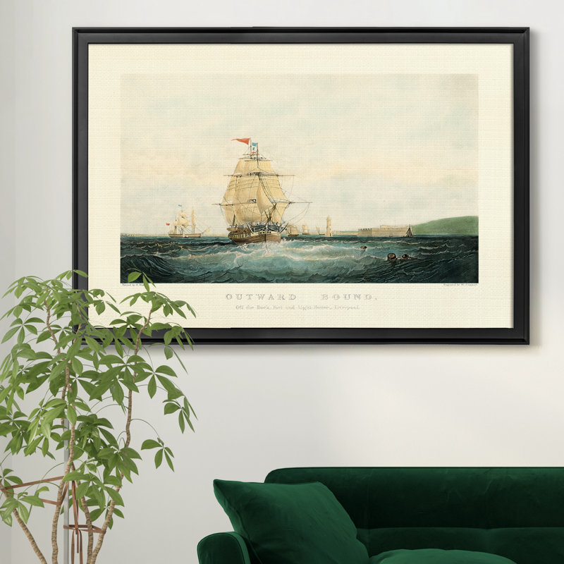 Outward Bound - reproduction de cadre photo, H 18,5 po x l 24,5 po x P 1,5 po, Noir
