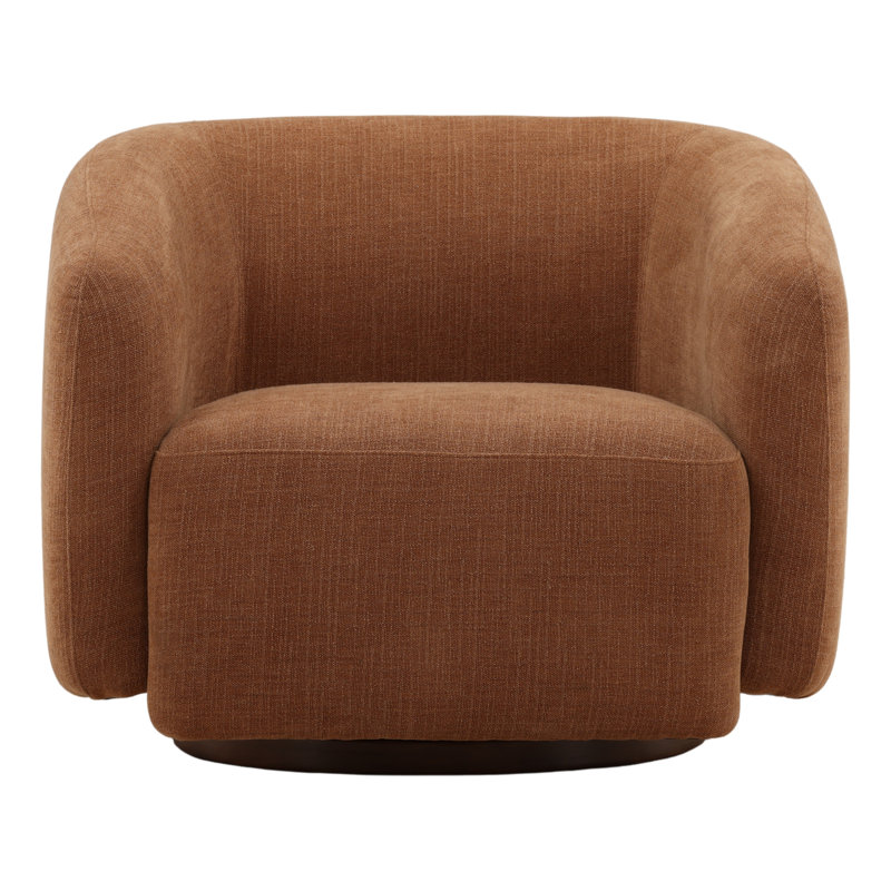 Fawn Swivel Chair Rust