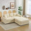 Canapé modulaire de canapé moderne, housses de coussin en velours côtelé 2 pièces, housses de canapé extensibles avec 2 coussins-112709803