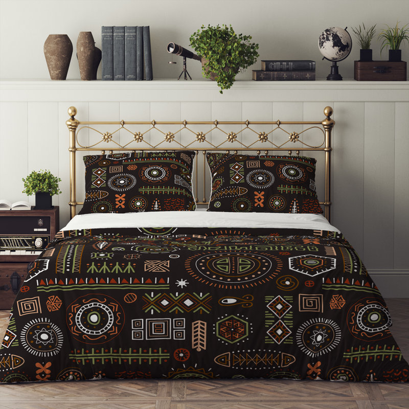 Abstract Duvet Cover, King Duvet Cover + 2 King Shams