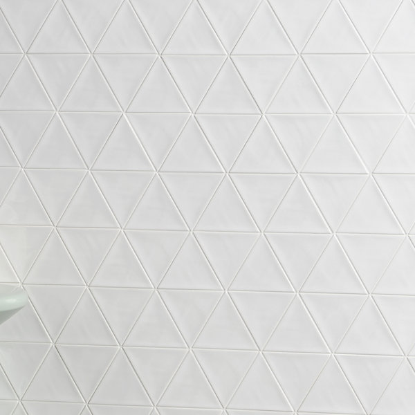 Bond Tile Thames Triangle White 5 in. x 4 in. Glazed Ceramic Wall Tile (30 Pieces 2.47 Sq. ft. / Box) Bond Tile Thames Triangle White 5 in. x 4 in. Glazed Ceramic Wall Tile (30 Pieces 2.47 Sq. ft. / Box)