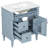 30" Freestanding Bathroom Vanity With Ceramic Sink, Solid Rubberwood Frame, Storage Cabinet With Flip Drawer & Storage Rack-160326351