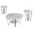 3 PCS METAL COFFEE TABLE SET IN LIGHT GREY-404096130