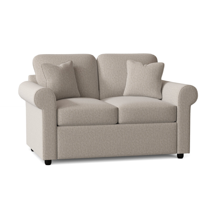 Causeuse rembourrée 60 po Warrington, Tissage natté lin Drusky Sustain®