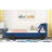 Twin Size Car-Shaped Platform Bed With Wheels-334062719-334062689