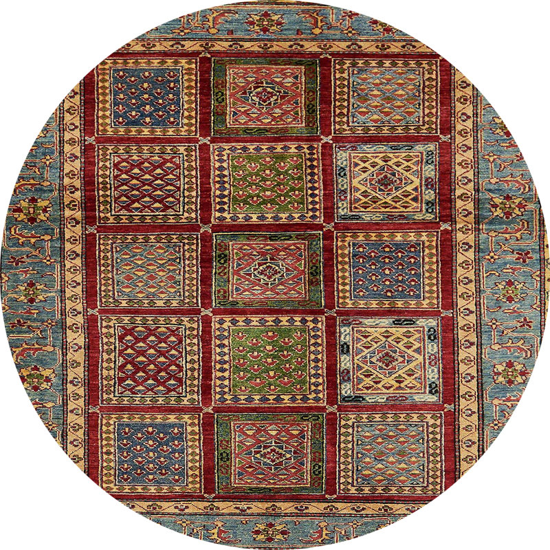 Tapis abstrait moderne 616, Rond 5 pi