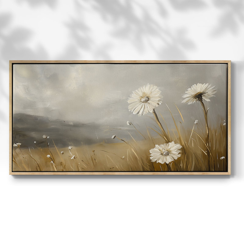 Paysage, série CLVI, galerie encadrée, prête à être accrochée, Naturel, H 17 po x l 33 po