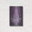 «Plum Chandelier Sketch 1» par Ethan Harper, art mural en métal, 24 po x 36 po-1472007673