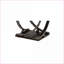 Table basse Isiah Support en métal noir nickel