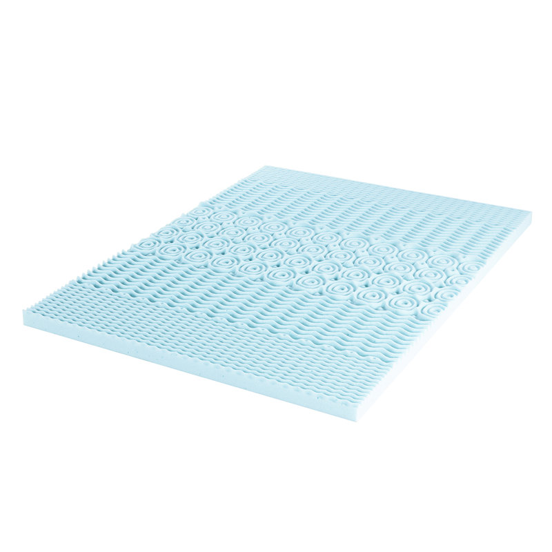 5-Zone Gel Memory Foam Mattress Topper, Twin, 3"