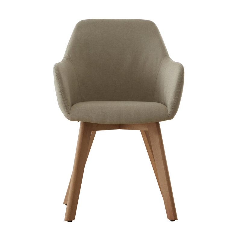 Alaina Upholstered Armchair, Beige