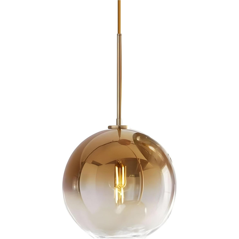 Lustre moderne en verre
