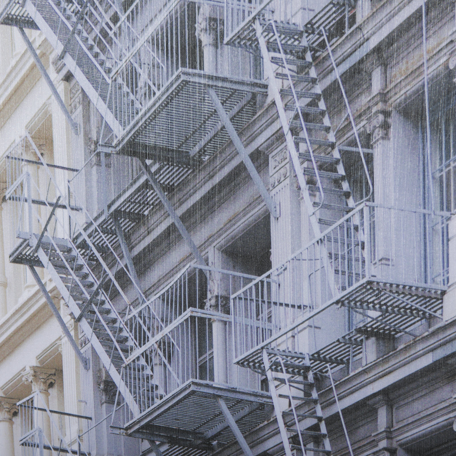 Fresh Facade Hand-Embellished Print, Fresh Façade