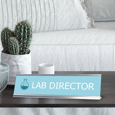 Lab Director Desk Sign