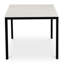 PARSON MARBLE DINING TABLE SMALL BLACK BASE