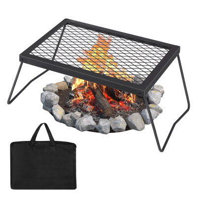 HAUSPROFI 30cm W Portable Charcoal Grill