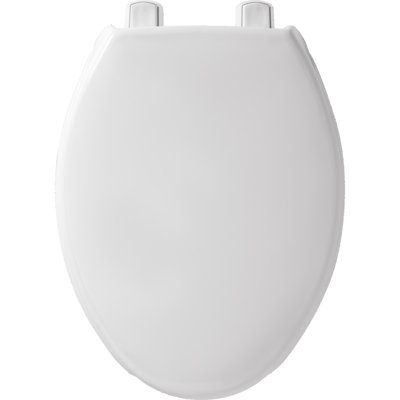Siège de toilette allongé en plastique